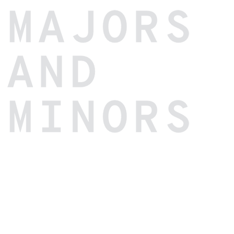 majors and minors background text