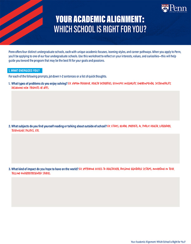 Which School Is Right For You? document preview image.
