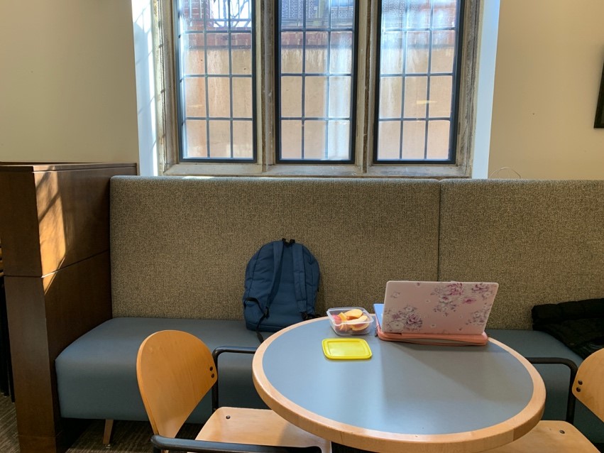 A great place to study in the mornings in the ARCH building