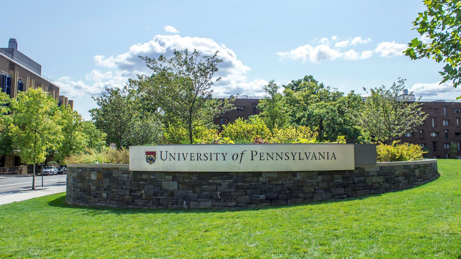 University of Pennsylvania Sign