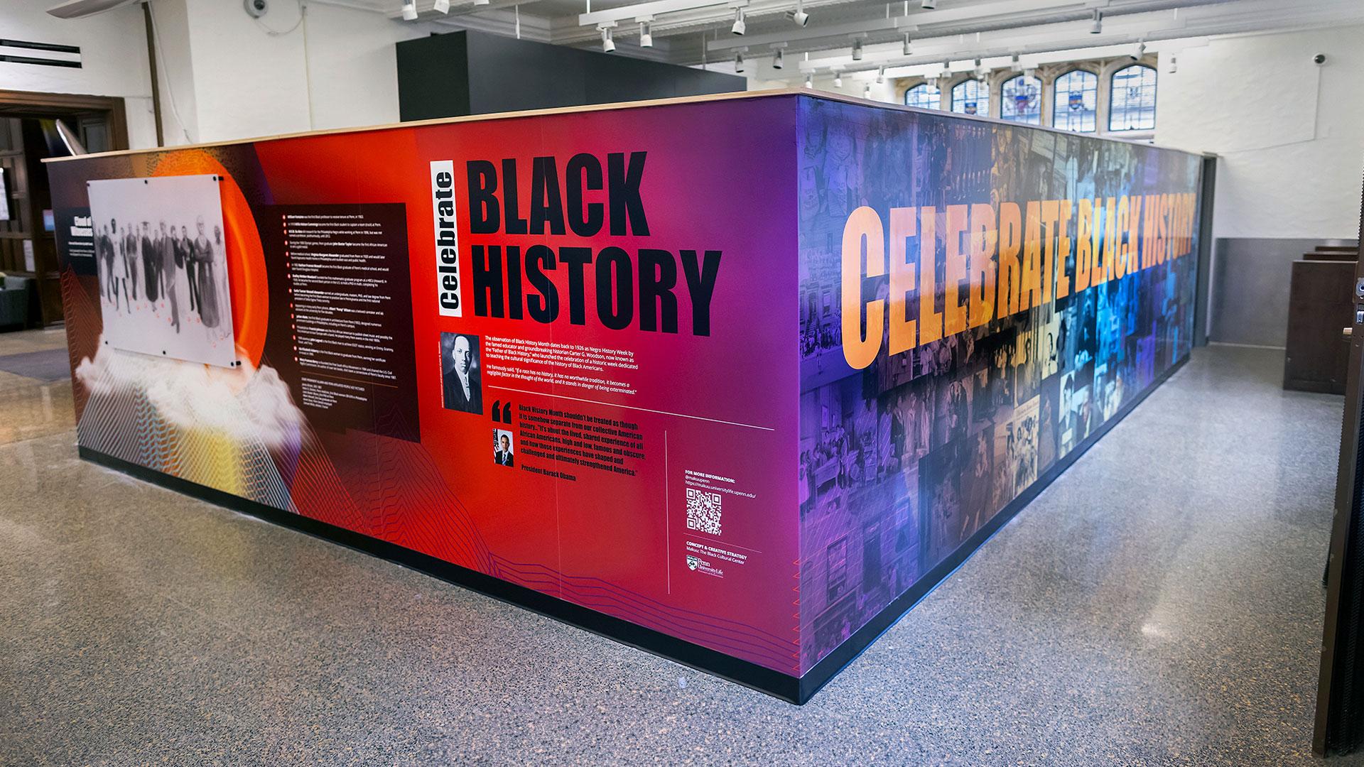 Picture of Black History exhibit