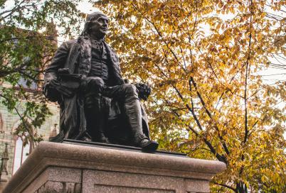 Benjamin Franklin statue  