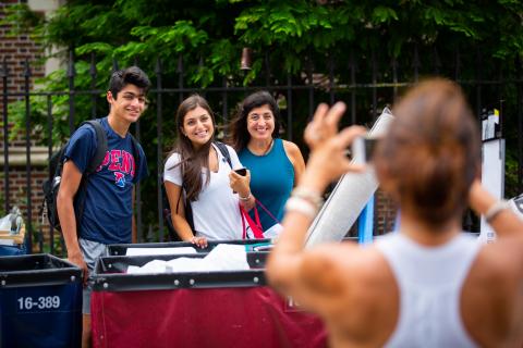 Family at move-in