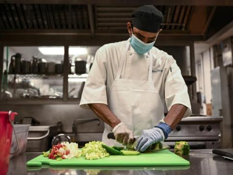 Chef at Penn dining hall