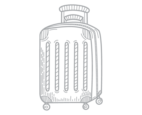 Illustration of suitcase