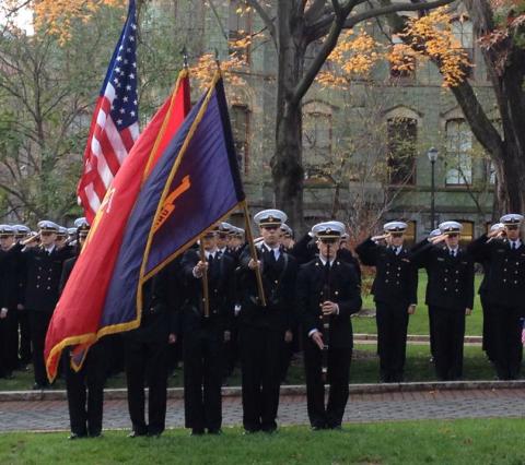 Penn veterans celebrate flag day on campus