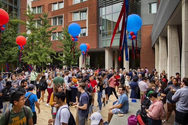 Balloons over Lauder College House