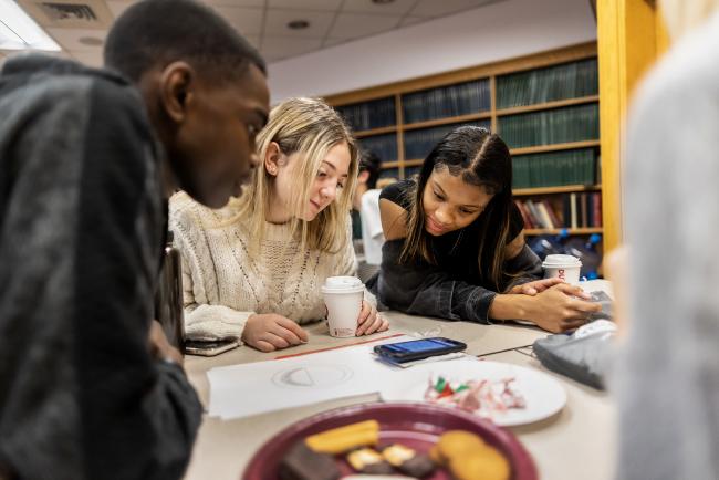 Students in the classroom