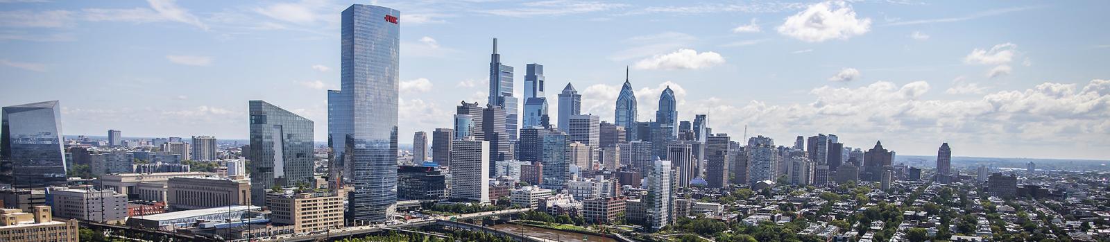 View of Philadelphia skyline