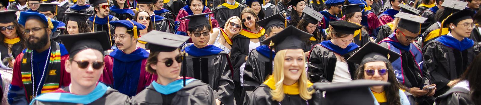 Students at commencement