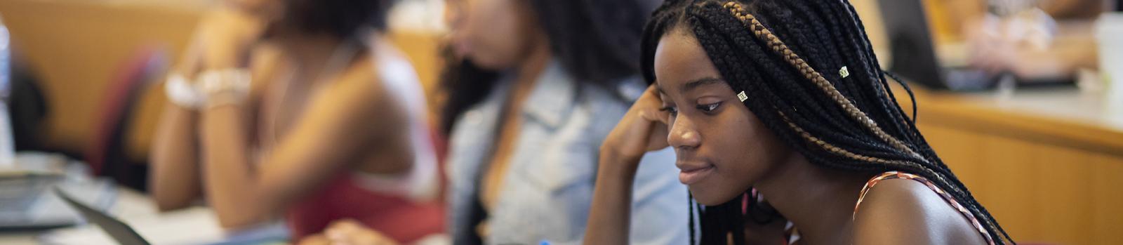 Students in class