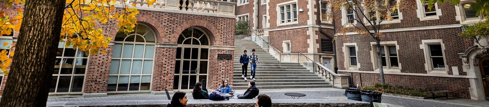 Students in Penn's Quad